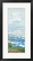 Morning Seascape Panel II Framed Print