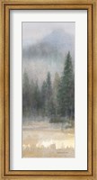 Misty Pines Panel I Fine Art Print
