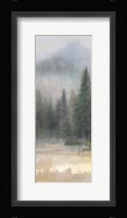 Misty Pines Panel I Fine Art Print