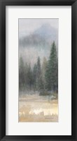 Misty Pines Panel I Fine Art Print