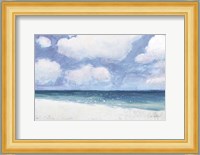 Seascape IV Blue Crop Fine Art Print