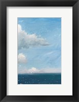 Open Sea Blue Crop Fine Art Print