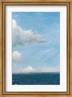 Open Sea Blue Crop Fine Art Print