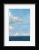 Open Sea Blue Crop Fine Art Print