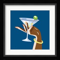 Cocktail Time I Sq Fine Art Print