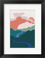 Hills and Valleys I Light v2 Fine Art Print
