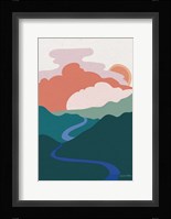 Hills and Valleys I Light v2 Fine Art Print