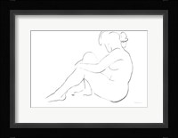 Nude Sketch IV v2 Framed Print