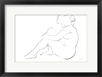 Nude Sketch IV v2 Framed Print