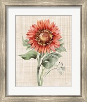 Autumn Ramble II Linen Fine Art Print