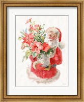 Floral Santa Fine Art Print