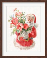 Floral Santa Fine Art Print