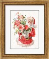Floral Santa Fine Art Print