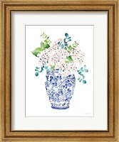 Chinoiserie Hydrangea II Blush Fine Art Print