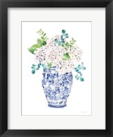 Chinoiserie Hydrangea II Blush Fine Art Print