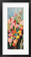 Vivid Flowerbed I Fine Art Print