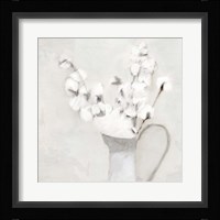 Vase Of Cotton Fine Art Print