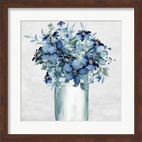 Vase Of Blue Fine Art Print