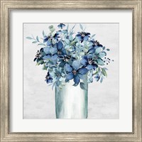 Vase Of Blue Fine Art Print