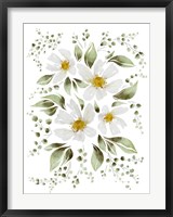 The White Flowers Fine Art Print