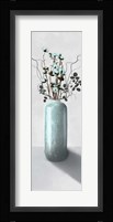 Teal Cotton Bouquet 2 Fine Art Print