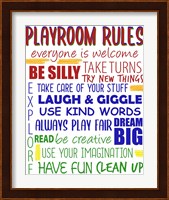 Playroom Rules Fine Art Print