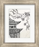 Pagoda Cherry Blossom 1 Fine Art Print