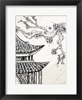 Pagoda Cherry Blossom 1 Fine Art Print