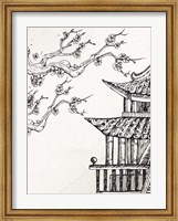 Pagoda Cherry Blossom 2 Fine Art Print