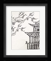 Pagoda Cherry Blossom 2 Framed Print