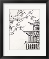 Pagoda Cherry Blossom 2 Fine Art Print
