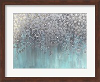 Raining on Aqua Fine Art Print