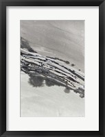 Grey Ice 2 Framed Print
