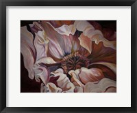 Moody Flower Framed Print