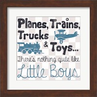 Little Boys Fine Art Print