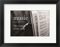 Music Sound of Soul Fine Art Print