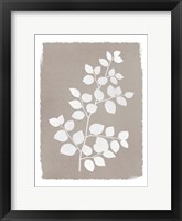 Natural Silhouetted Growth 2 Framed Print