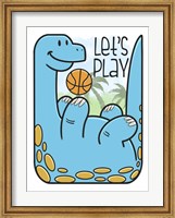 Dino Playing Fine Art Print