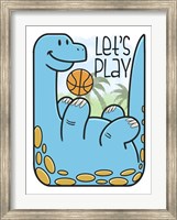Dino Playing Fine Art Print