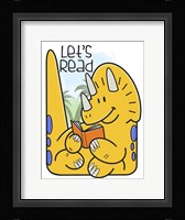 Dino Reading Fine Art Print