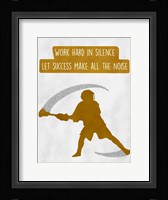 Success Noise Framed Print