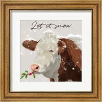 Let It Snow Farm Fine Art Print