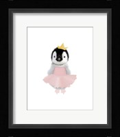 Baby Penguin Ballet Framed Print