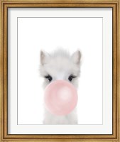Alpaca Bubble Gum Fine Art Print
