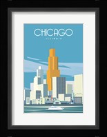 Chicago from Lake Michigan Fine Art Print