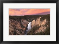 Lower Falls of the Yellowstone River I Framed Print