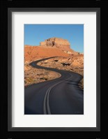 Goblin Valley State Park Road Framed Print