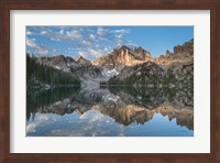 Baron Lake Monte Verita Peak Sawtooth Mountains II Fine Art Print