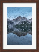 Baron Lake Monte Verita Peak Sawtooth Mountains I Fine Art Print