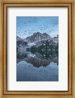Baron Lake Monte Verita Peak Sawtooth Mountains I Fine Art Print